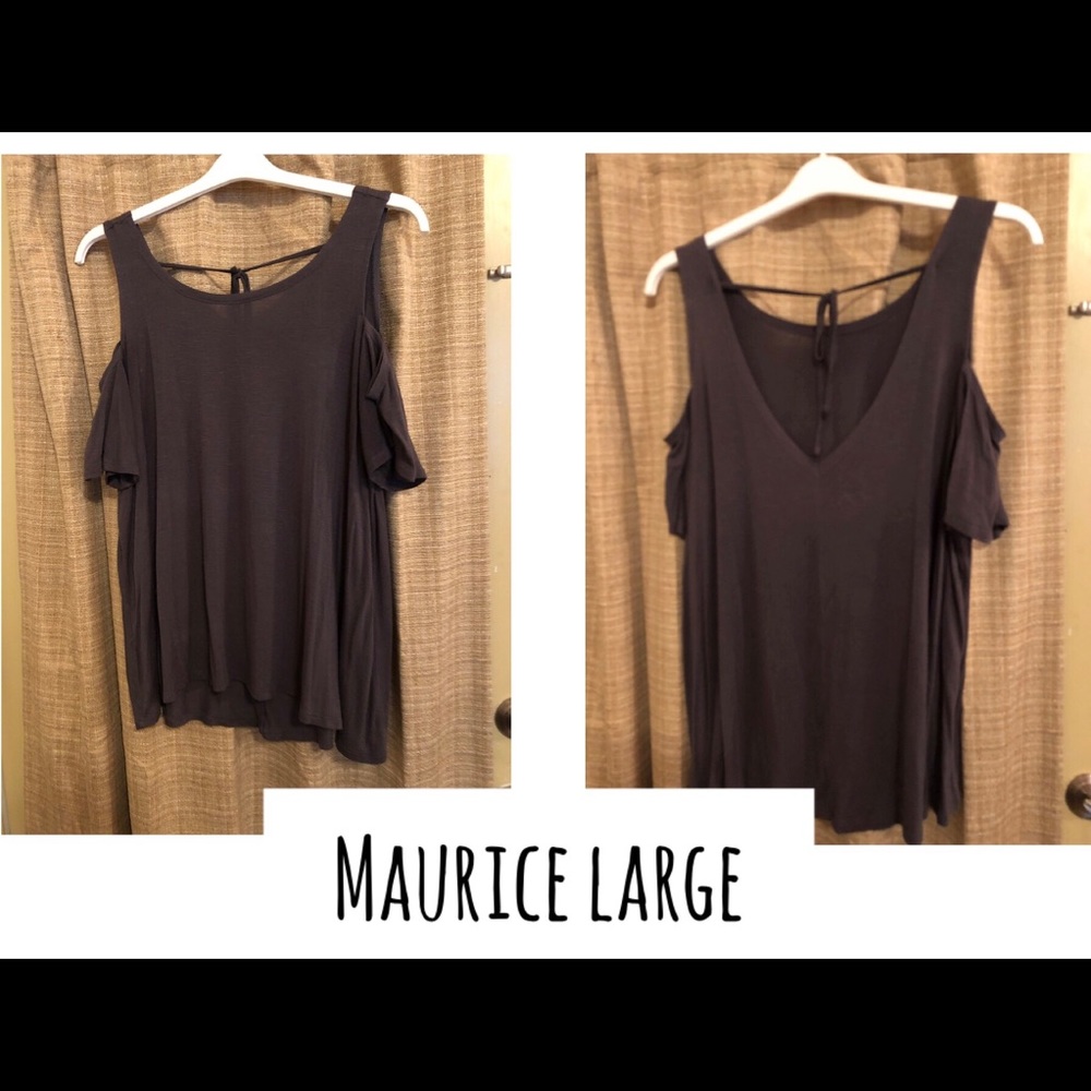 Maurices cold shoulder top GUC Large